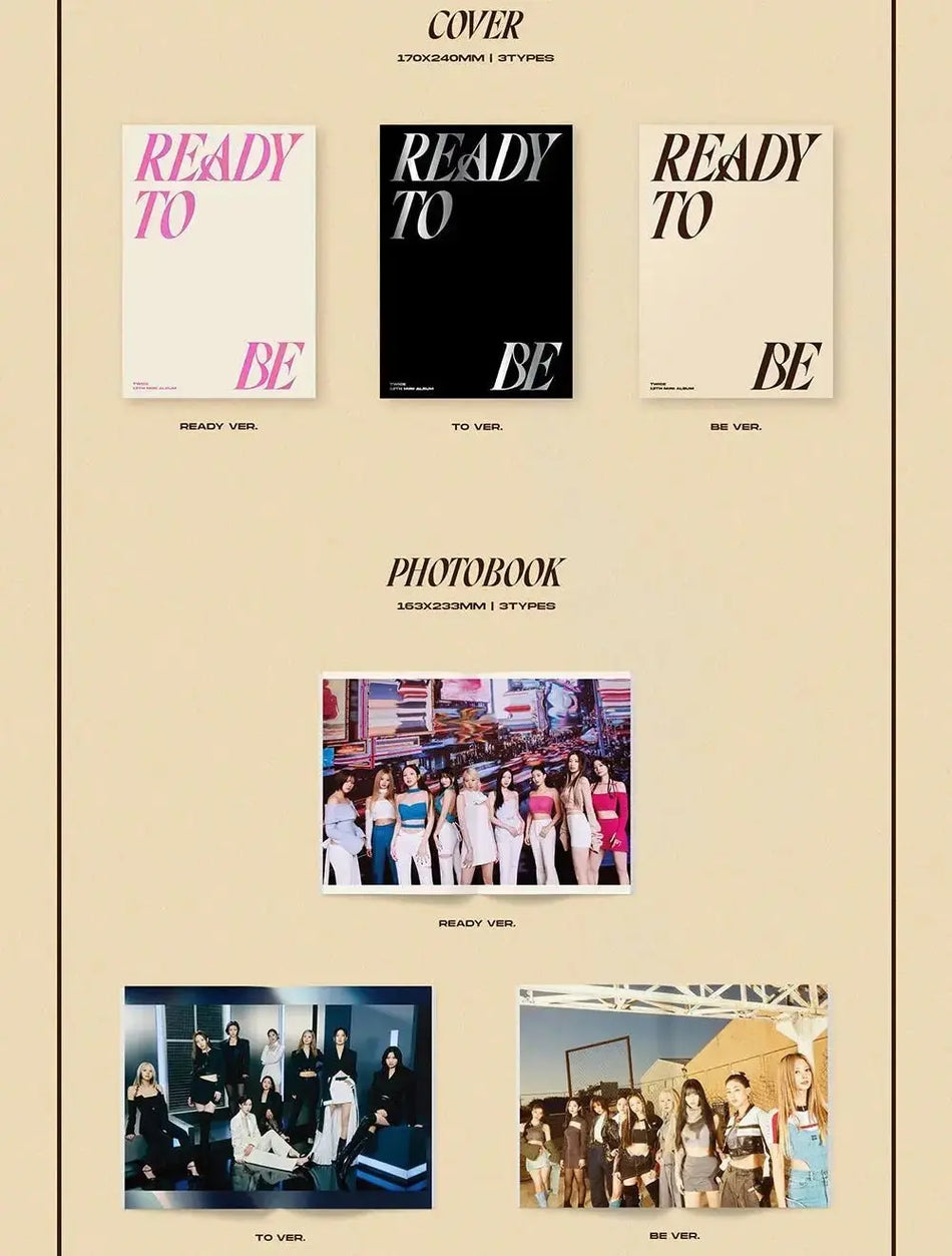 TWICE Ready to Be 12th mini album photobook