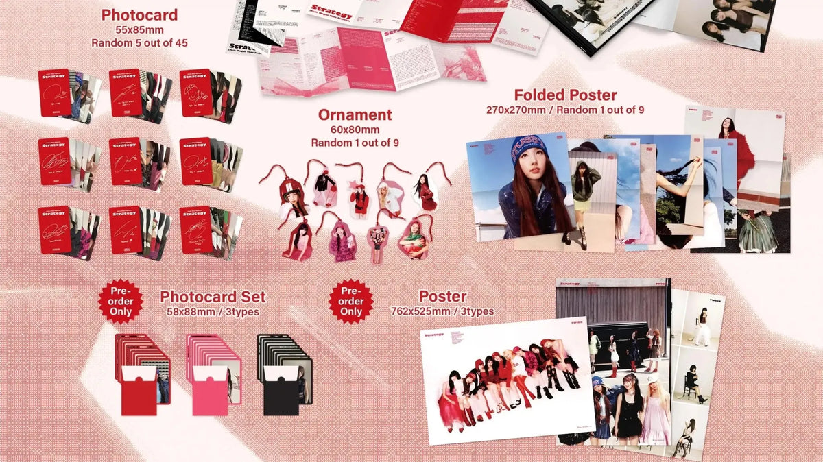 TWICE Strategy 14th mini album standard ver. photocards set