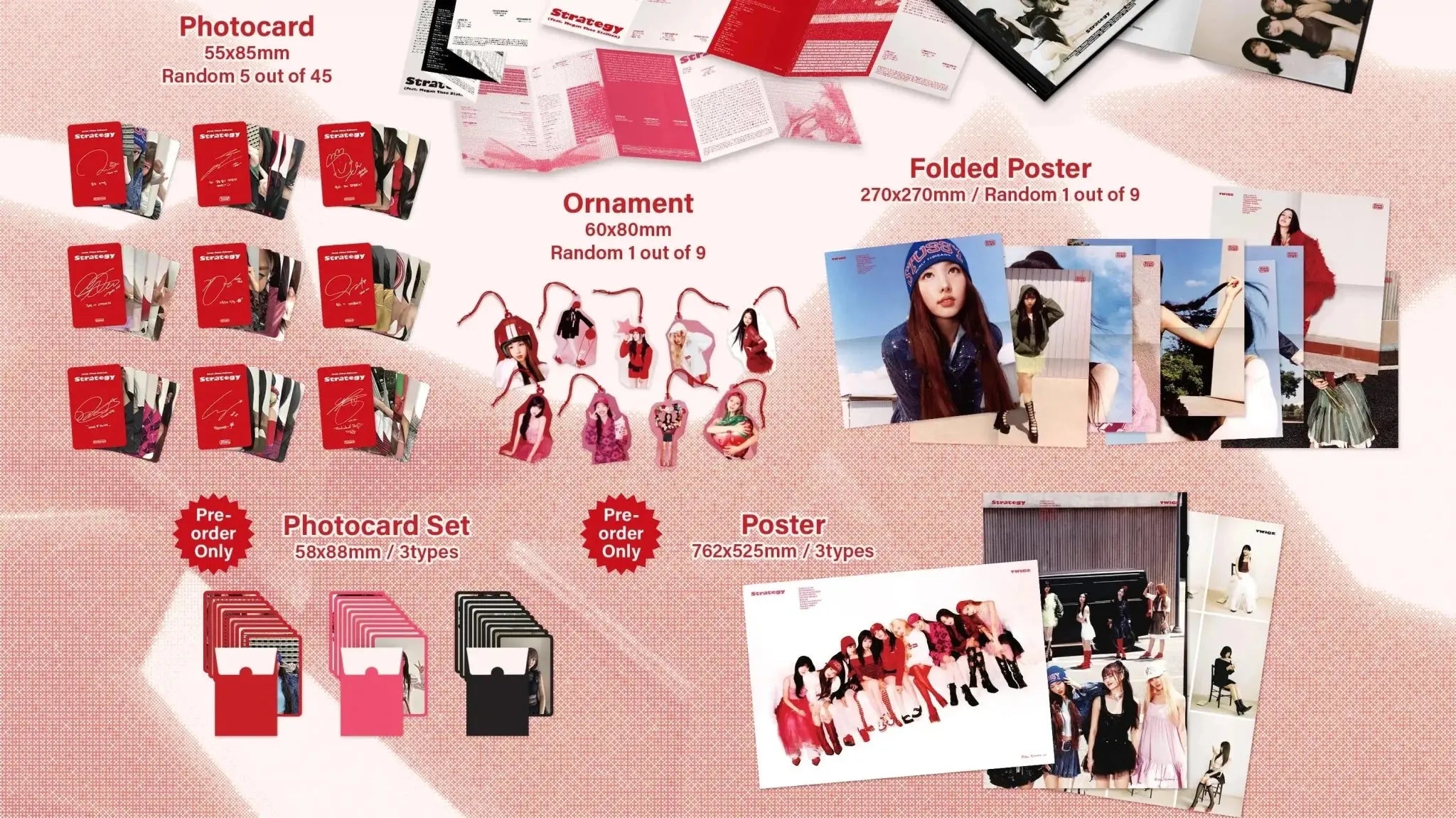 TWICE Strategy 14th mini album standard ver. photocards set