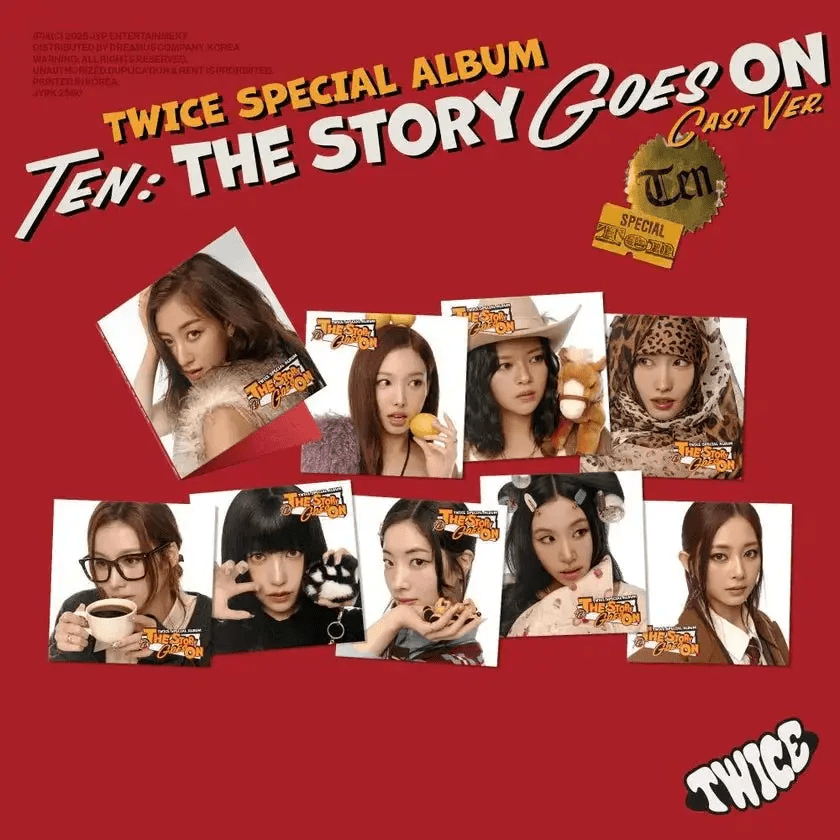 TWICE TEN The Story Goes On Cast Ver. album cover