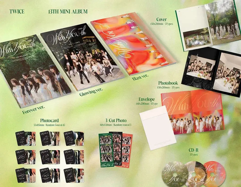 TWICE With YOU-th 13th mini album photocards set