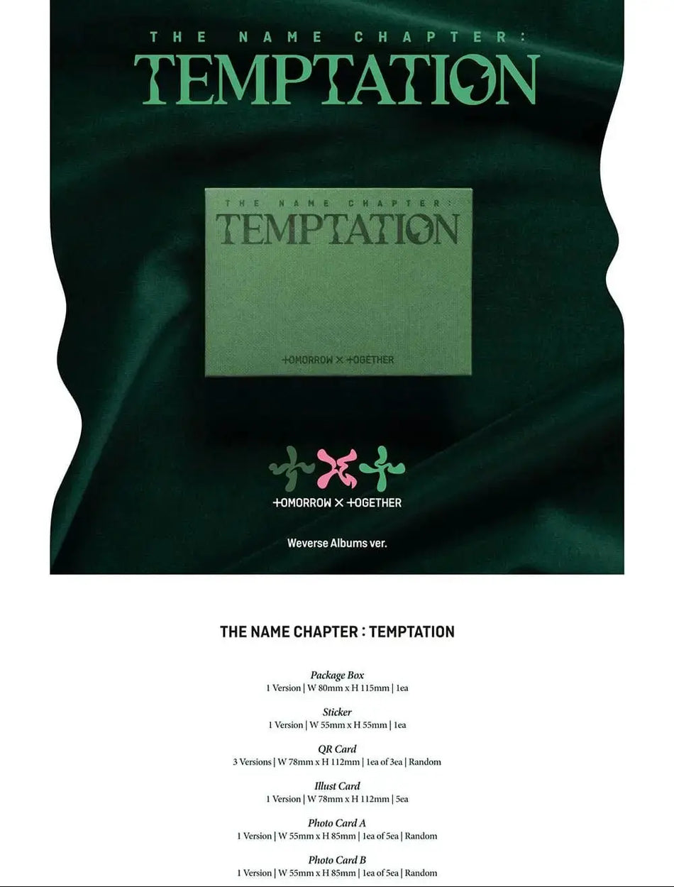 TXT - [THE NAME CHAPTER : TEMPTATION] Weverse Albums ver. - Umakpop